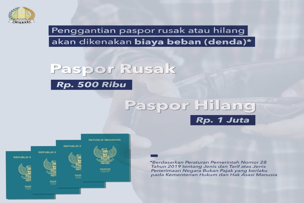 Cara mengganti paspor yang hilang/Imigrasi