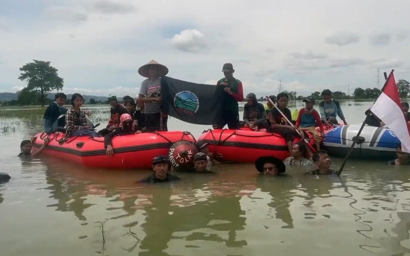  Warga Kendeng Sebut Aktivitas Tambang Jadi Penyebab Banjir di Pati