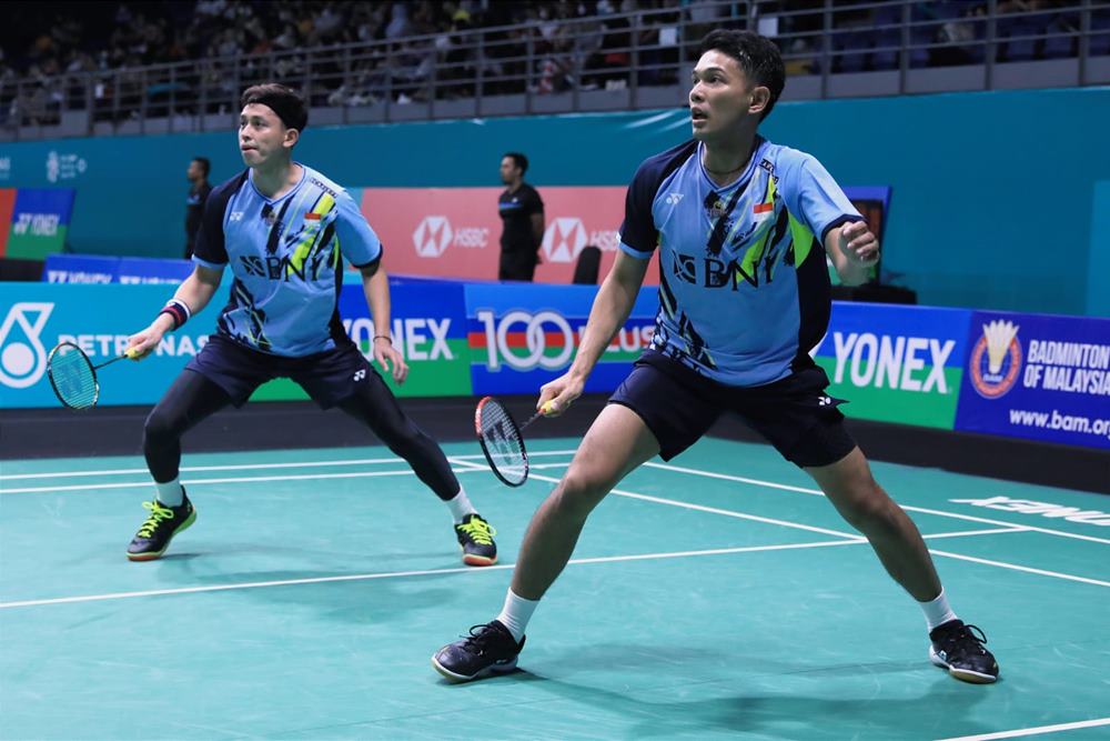 Hasil Indonesia Masters 2023, FaJri Menangi Perang Saudara atas Pram/Yere