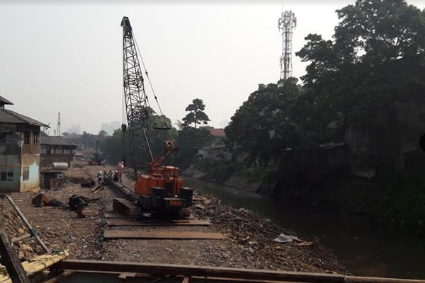 Jokowi Puji Heru Budi Soal Proyek Sodetan Ciliwung, Berini Respons PSI. Normalisasi Sungai Ciliwung/Istimewa
