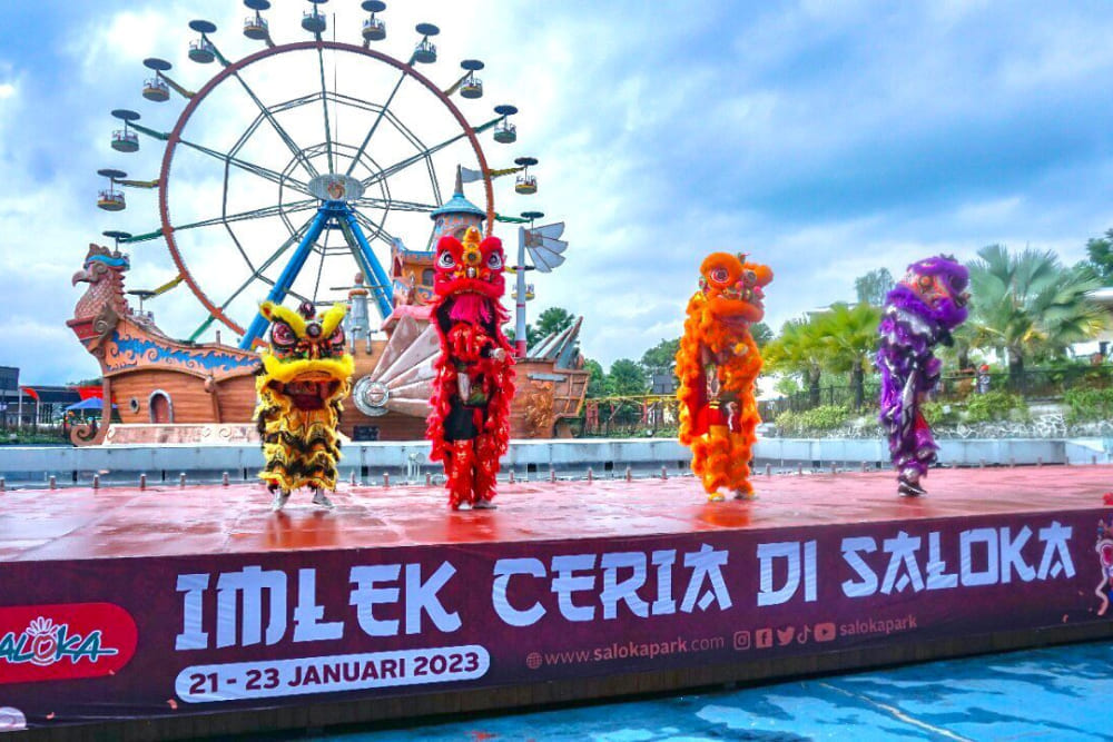  Meriahnya Rangkaian Acara Imlek di Saloka Theme Park