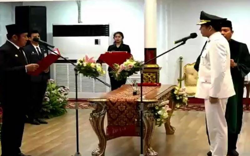  Gubernur Sumsel Lantik Wakil Bupati Muara Enim