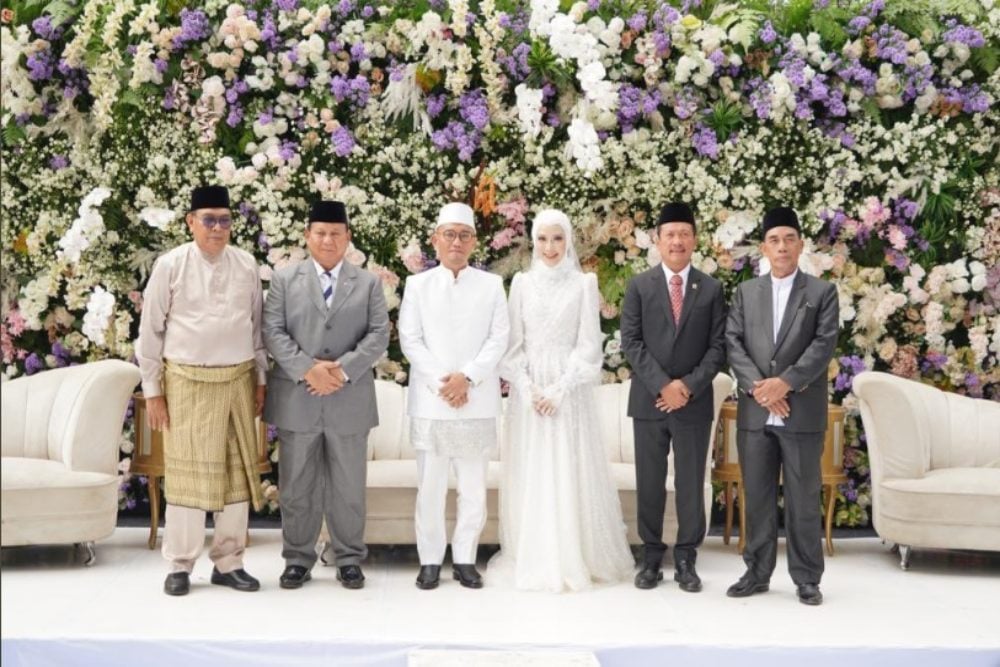  Prabowo dan Sakti Saksi Pernikahan Dahnil Simanjuntak dan Soraya di Medan