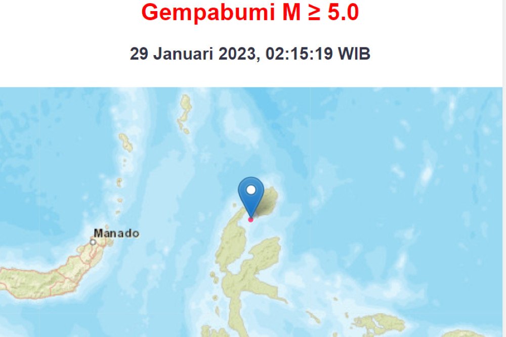  Gempa Magnitudo 5,6 Guncang Maluku Utara, Tidak Berpotensi Tsunami