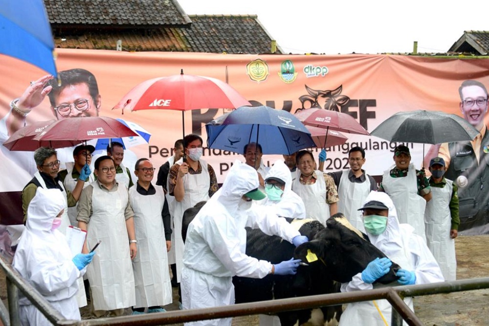  Jawa Barat Upayakan Akselerasi Zero Case Penyakit Mulut dan Kuku