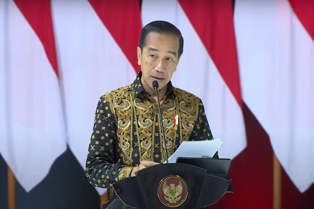 Presiden Jokowi Widodo (Jokowi) di Bogor, Selasa (17/1/2023). Dok. Youtube BPMI Setpres RI.