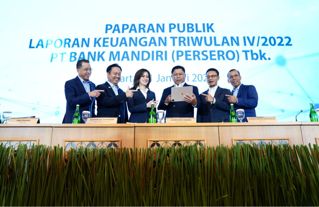  Buah Digitalisasi, Bank Mandiri Torehkan Kinerja Kinclong pada 2022