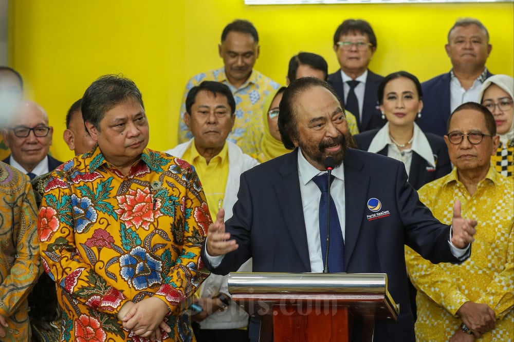  Golkar Bantah Surya Paloh Tawarkan Duet Anies-Airlangga