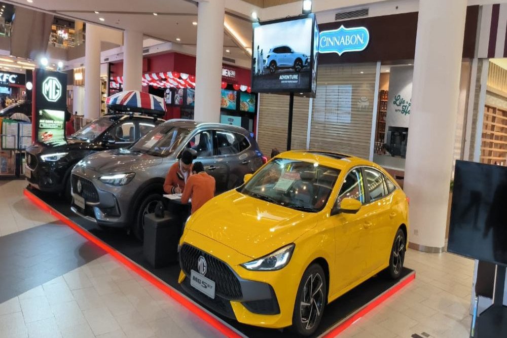  MG Tebar Promo Menarik di Mal Gandaria City, Ada New MG HS