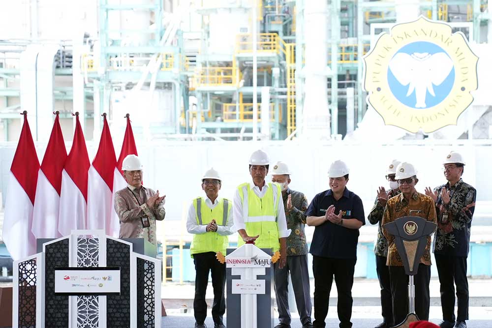  Presiden Jokowi Resmikan Pabrik NPK Pupuk Iskandar Muda Buatan PTPP