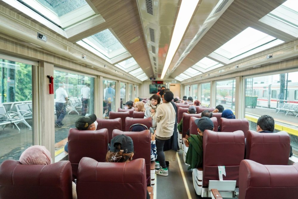  Kereta Panoramic Makin Diminati, Okupansi Penumpang 100 Persen