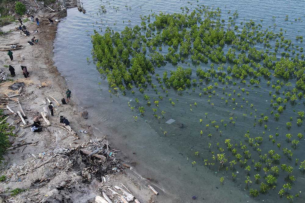  Aksi Berih-Bersih Pantai Dari Sampah Plastik di Palu