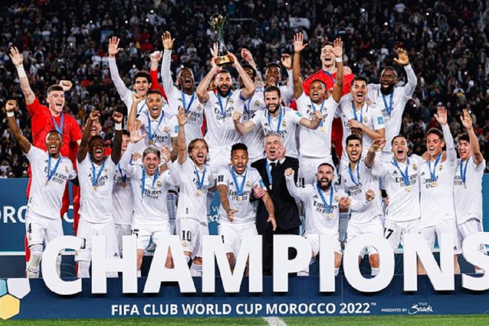 Real Madrid juara Piala Dunia Antarklub 2022/Twitter @Realmadriden.