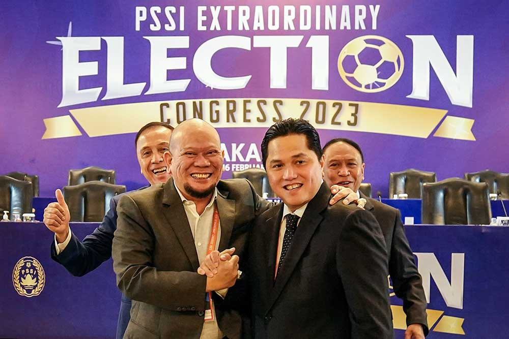  Erick Thohir Resmi Terpilih Menjadi Ketua Umum PSSI Periode 2023-2027