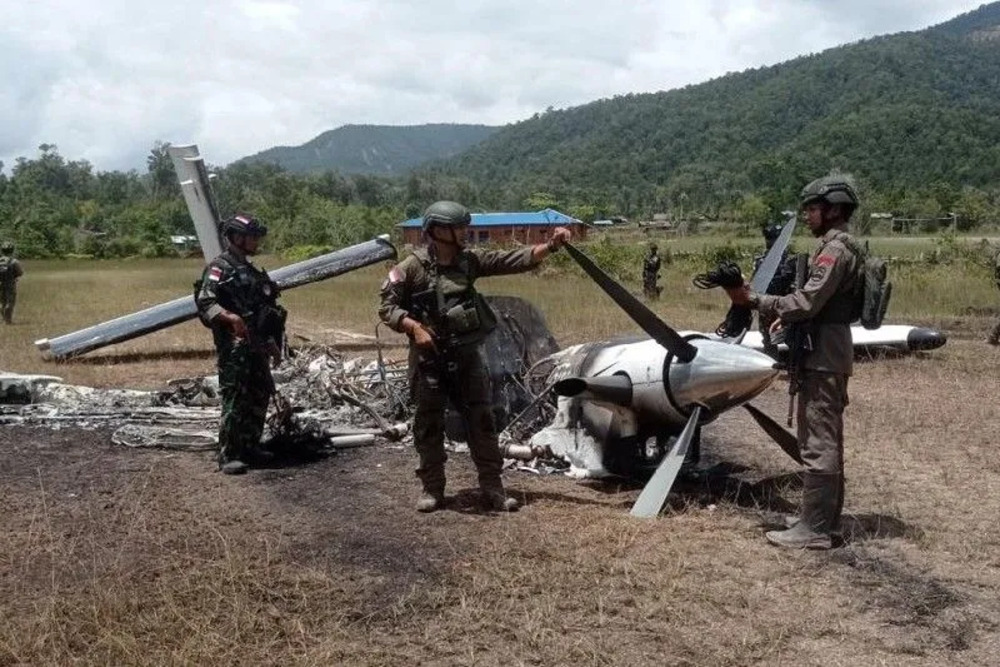  Olah TKP Pembakaran Pesawat Susi Air di Paro Nduga, Begini Hasilnya