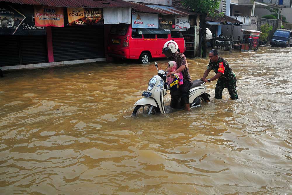  Tanggul Sungai Jebol, Sejumlah Wilayah di Kudus Jawa Tengah Terendam Banjir