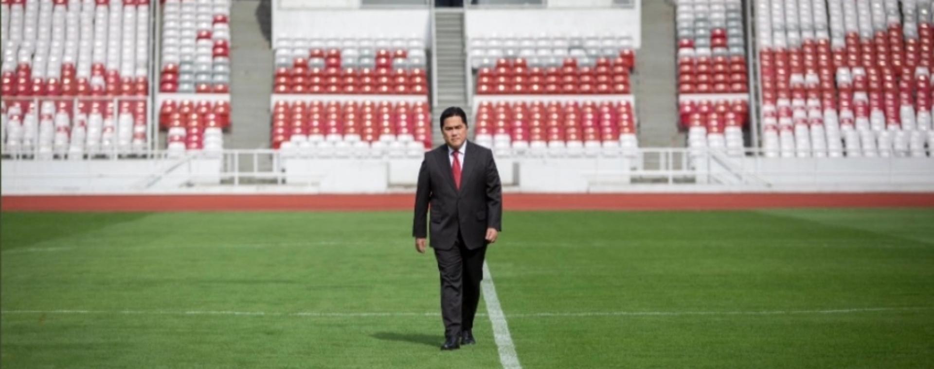 Menteri BUMN Erick Thohir terpilih menjadi Ketua Umum PSSI periode 2023-2027/akun Twitter Erick Thohir. Tentakel Erick Thohir di Klub-Klub Sepak Bola Indonesia