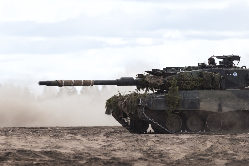 Tank Leopard 2 buatan Jerman./Bloomberg