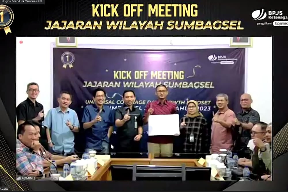  BPJS Ketenagakerjaan Kanwil Sumbagsel Gelar Kick Off Meeting Hybrid