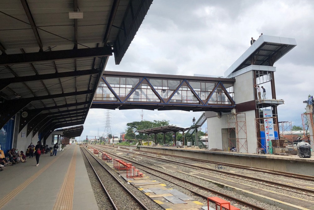  Stasiun Rancaekek Terus Bersolek, Bangunan Lawasnya Sudah Rata dengan Tanah