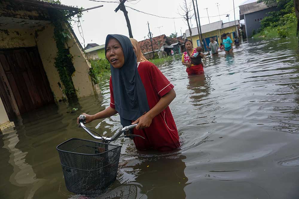  Sejumlah Desa di Pekalongan Terendam Banjir Luapan Sungai
