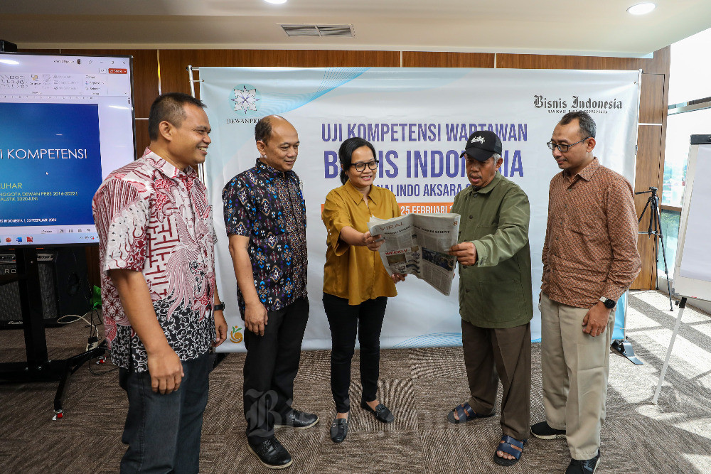  Bisnis Indonesia Gelar Uji Kompetensi Wartawan (UKW) Mandiri