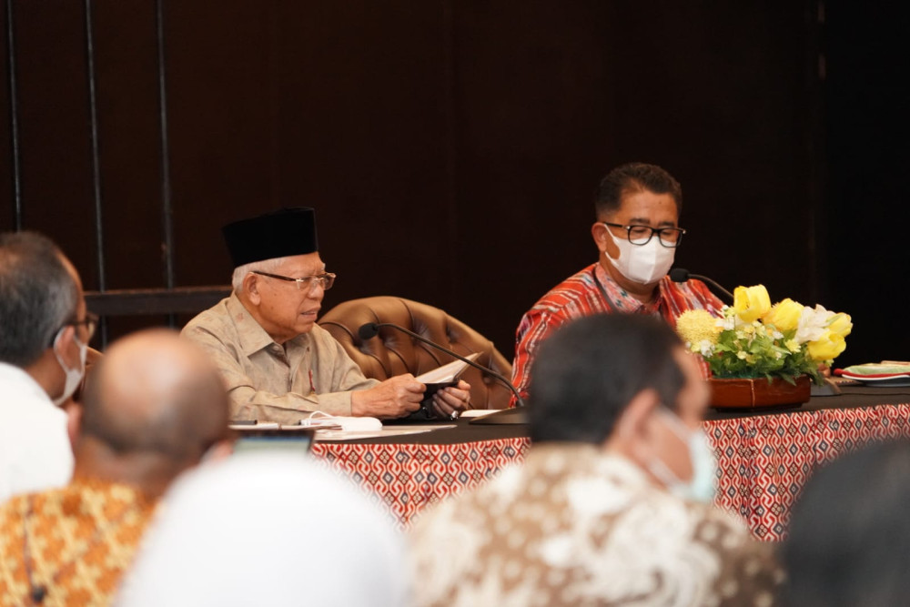  Wapres Ma\'ruf Amin: Angka Stunting Sulawesi Barat Jadi Pehatian