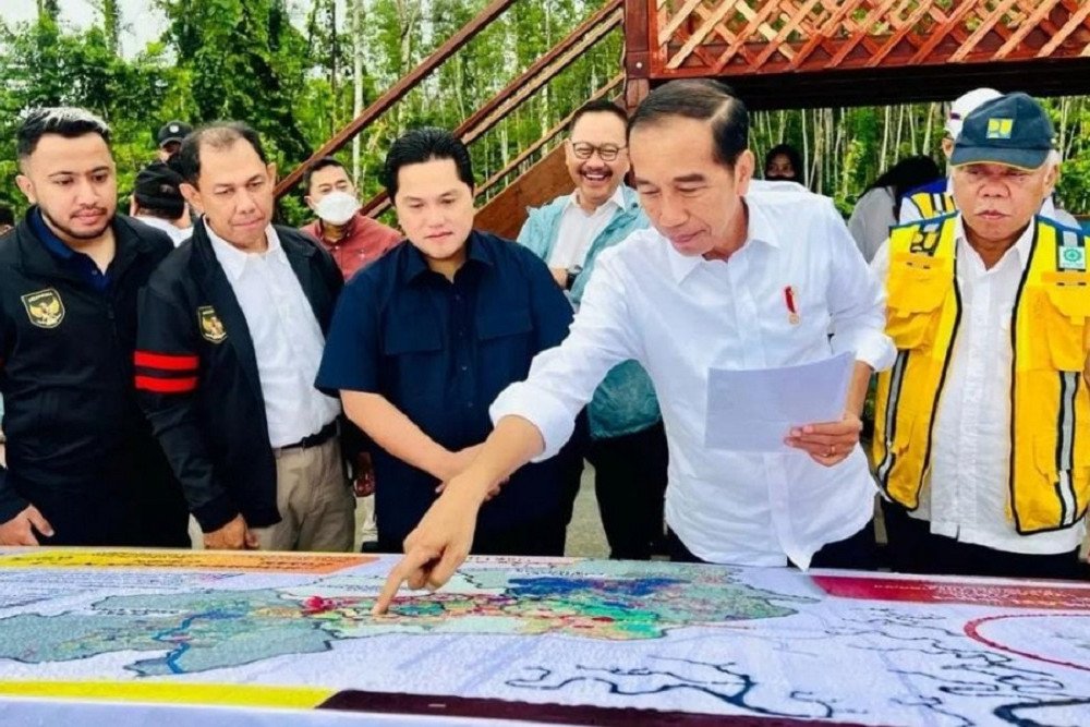 Presiden Jokowi Pastikan Timnas Indonesia Punya 8 Lapangan Latihan di IKN