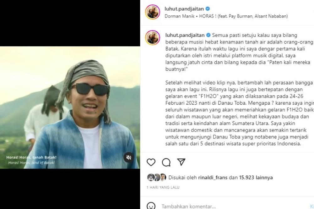  Dorman Manik Promosikan Danau Toba Lewat Lagu Horas