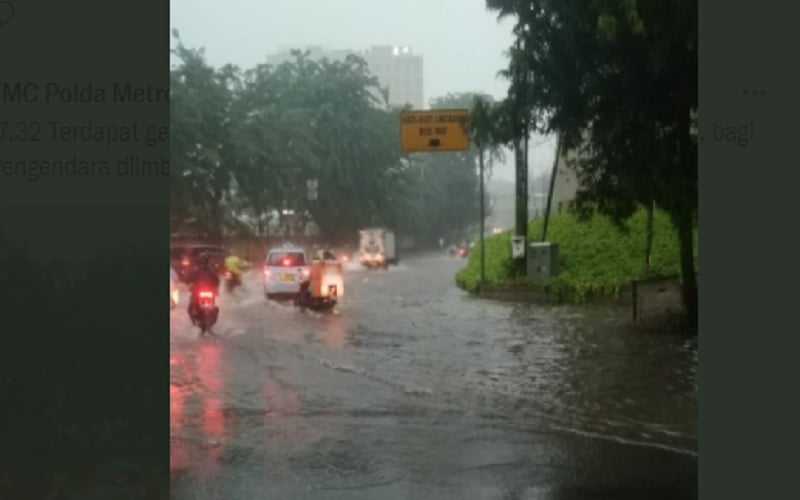  Update Banjir Jakarta: BPBD Catat Jalan Tergenang Banjir Tersisa 3 Ruas