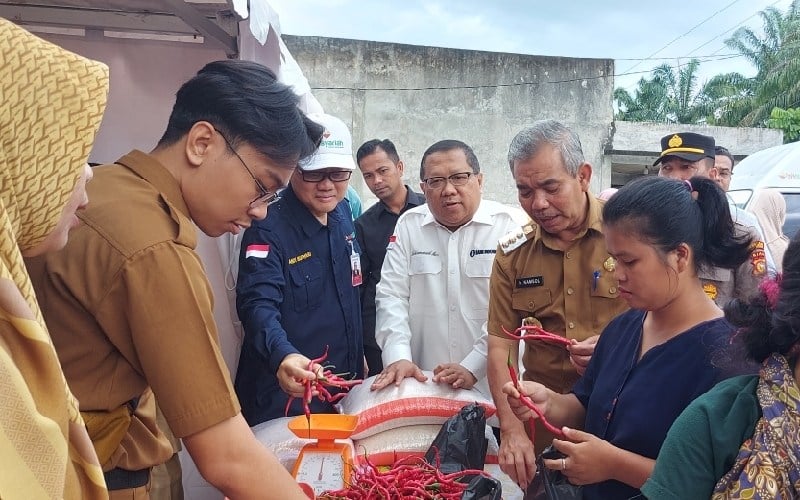  Antisipasi Inflasi, Bank Indonesia dan Pemkab Kampar Gelar Pasar Murah