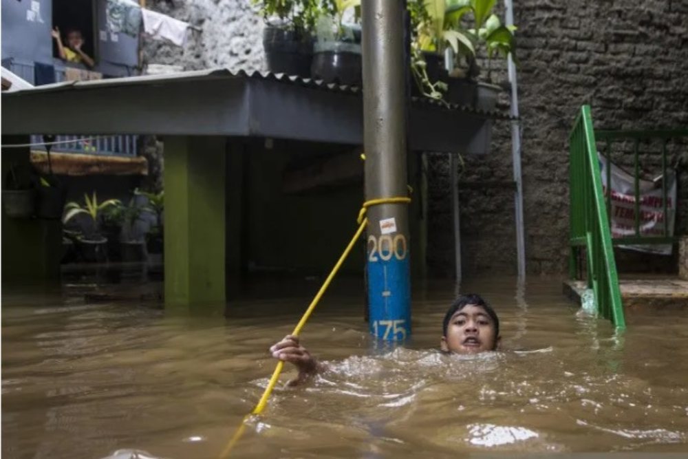 Banjir Jakarta: Sekda DKI Klaim Titik Genangan Sudah Berkurang