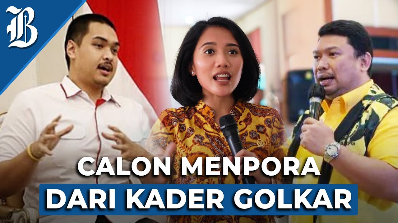  Golkar Usulkan 3 Nama Pengganti Menpora Kepada Jokowi