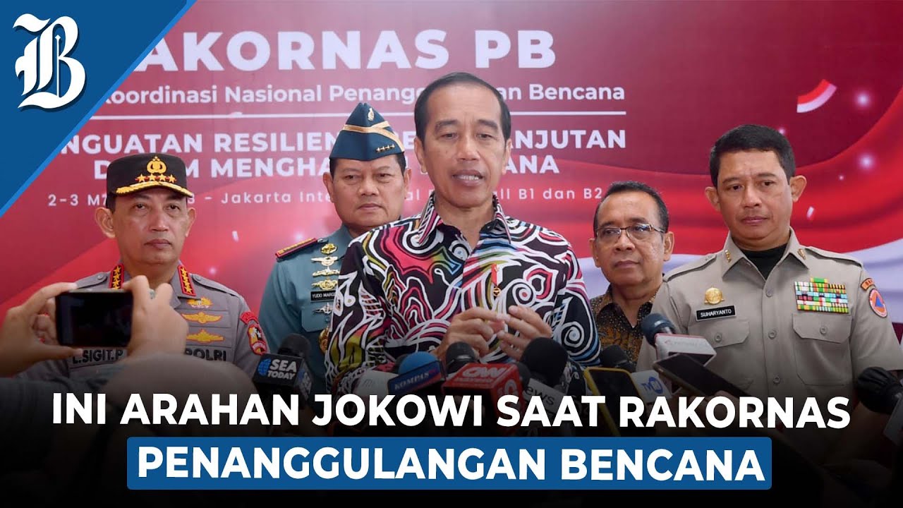  Jokowi: Saat Bencana Kita Pontang Panting