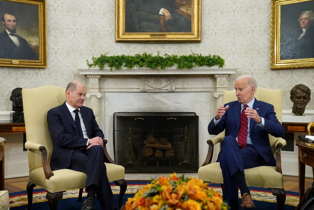  Biden dan Scholz Sepakat Dukung Ukraina Selama Dibutuhkan, dan Jatuhkan Sanksi kepada Rusia