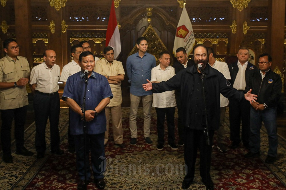  Pertemuan Prabowo Subianto dan Surya Paloh