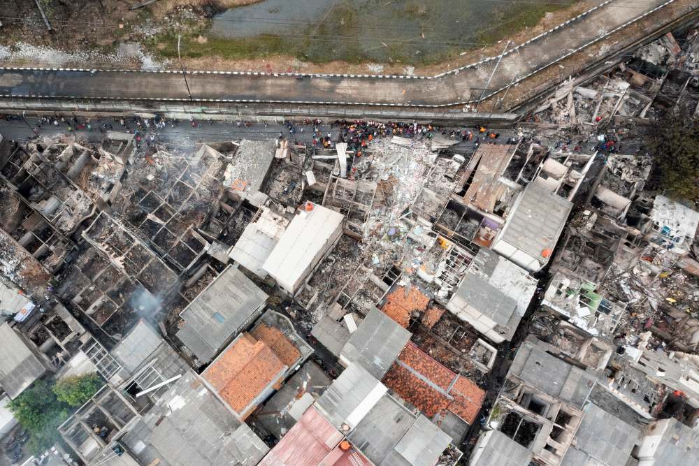 Dugaan Penjarahan Pasca-Depo Pertamina Plumpang Terbakar