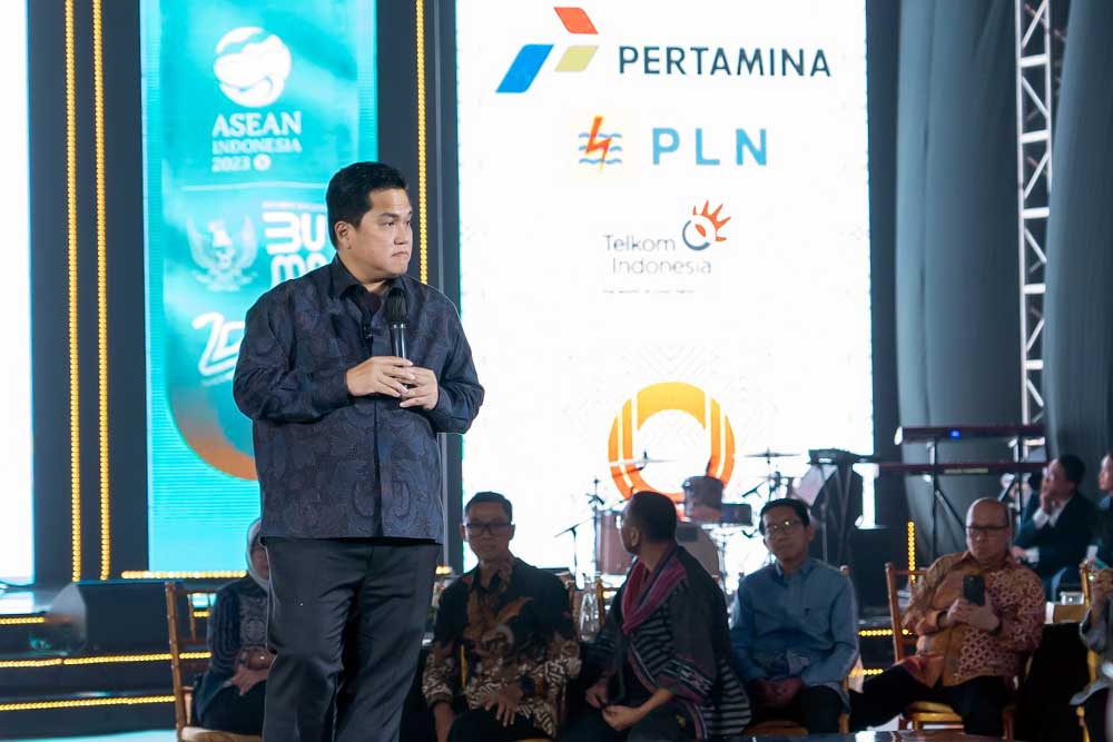  Menteri BUMN Erick Thohir Umumkan Pemenang BCOMSS 2023