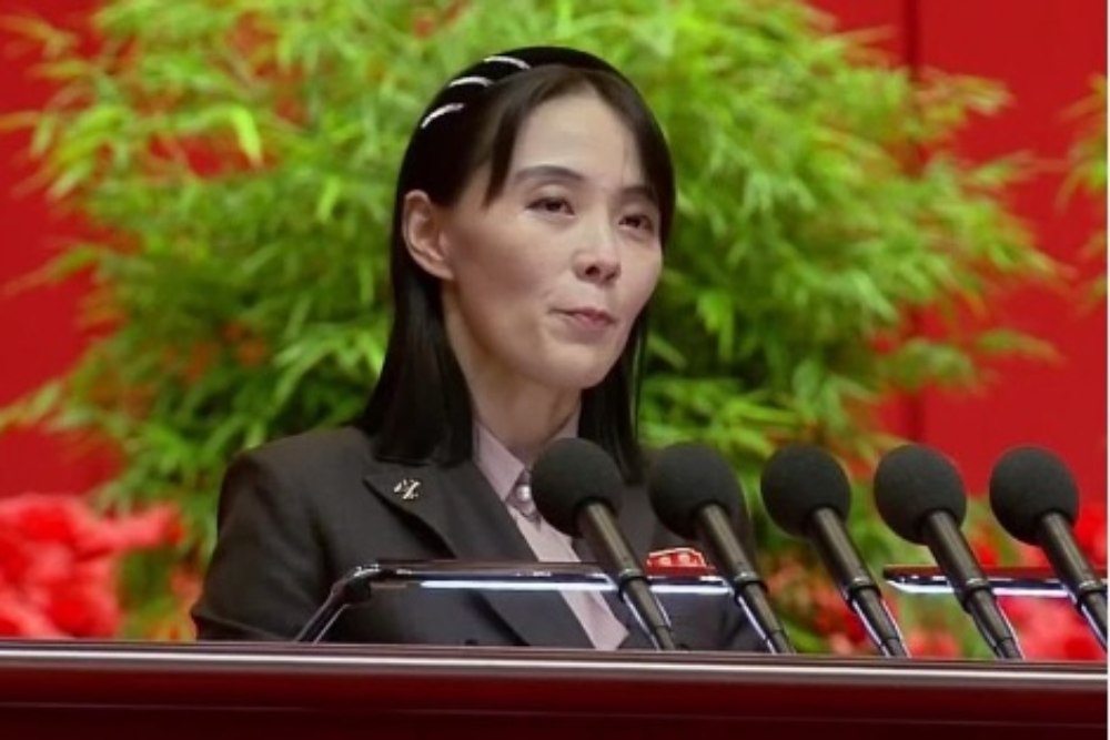Adik perempuan Pemimpin Korea Utara Kim Jong-un, Kim Yo-jong dalam suatu acara//Istimewa
