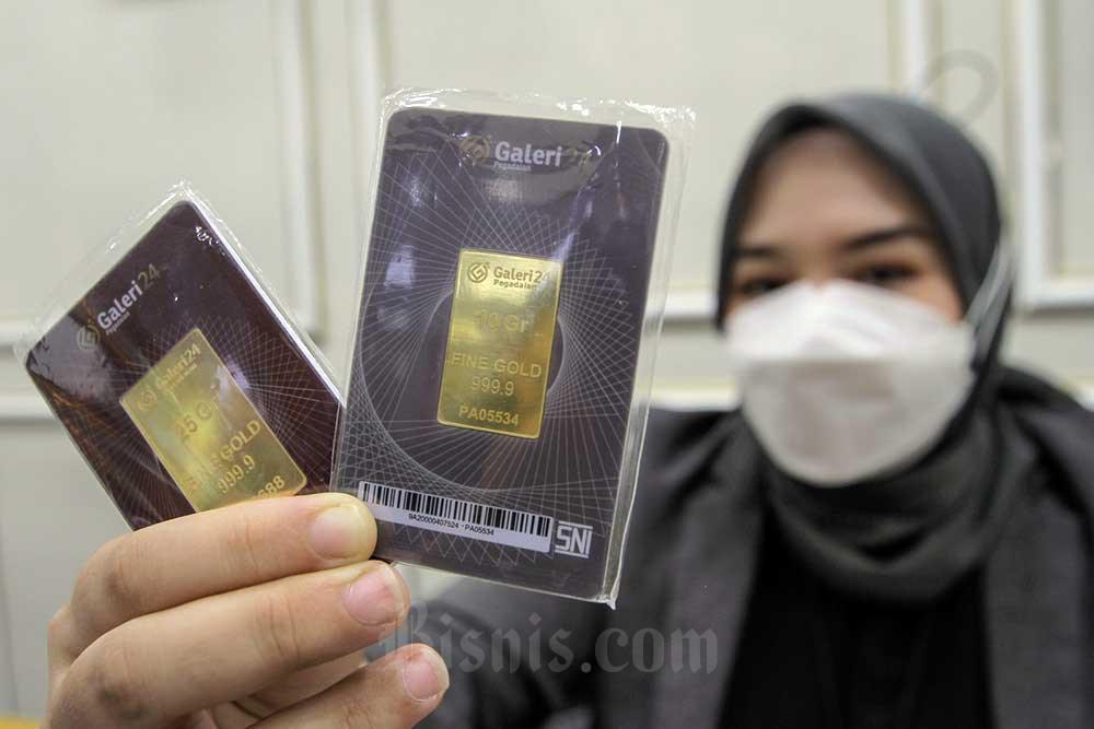 Harga emas hari ini di pegadaian stagnan, paling murah Rp 551.000