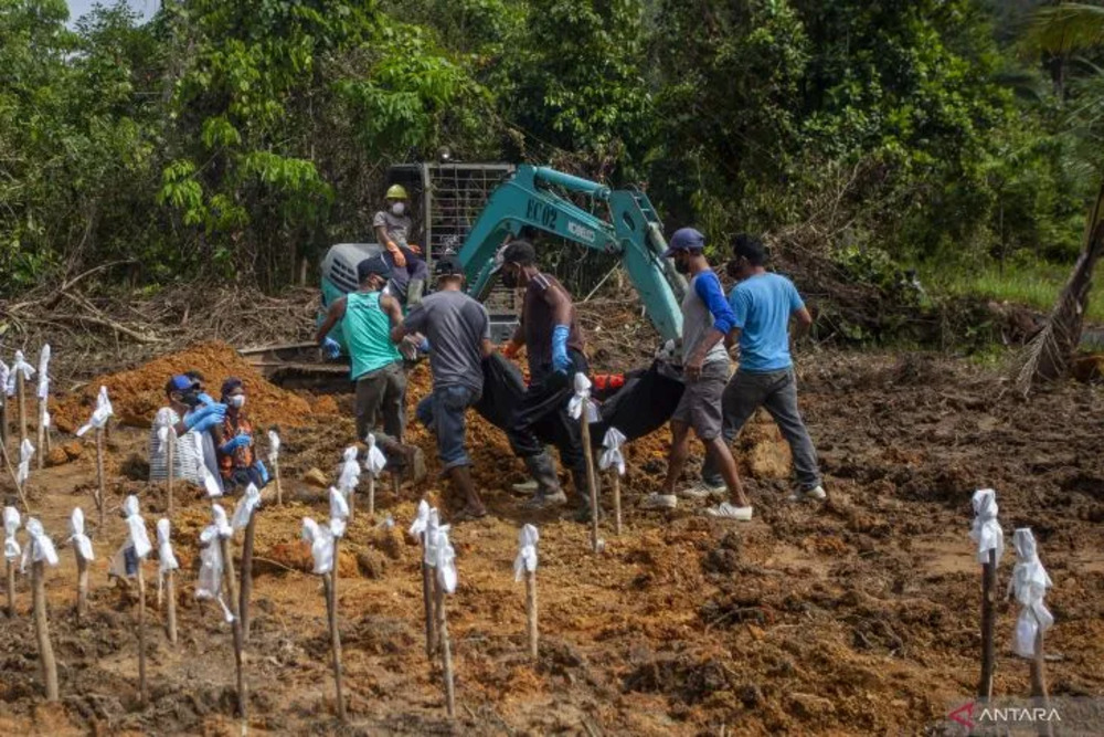  Korban Jiwa Longsor Natuna Kepulauan Riau 46 Orang