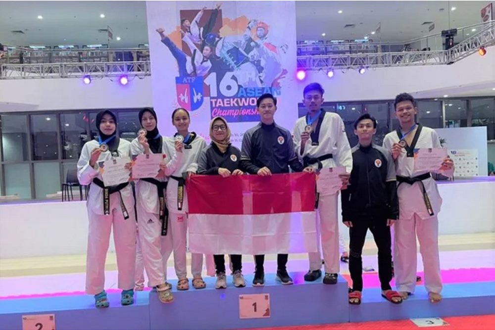  Indonesia Sabet Lima Medali Emas dalam Kejuaraan Taekwondo Asean 2023
