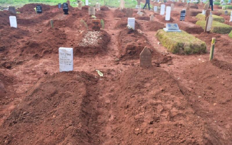 Salah satu tempat pemakaman umum di Kabupaten Bogor./Istimewa