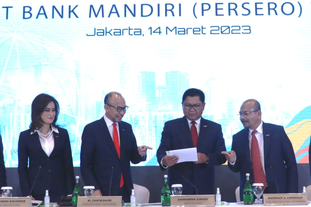  RUPST Bank Mandiri Tebar Dividen Rp24,7 Triliun