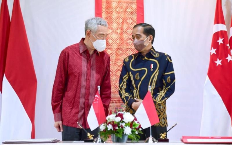  Bocoran Isi Pembicaraan Jokowi dan PM Singapura Lee Hsien Loong