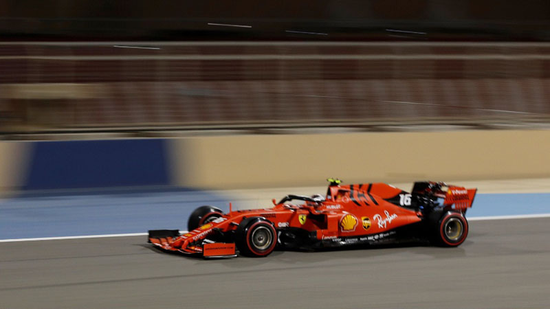 Pembalap Scuderia Ferrari Charles Leclerc/Reuters-Thaier Al-Sudani