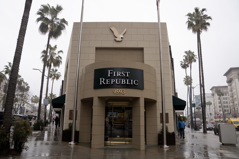 First Republic Bank. Source: Bloomberg.