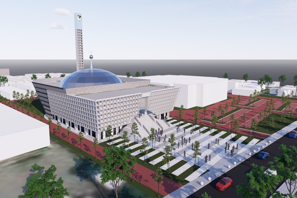 Masjid Islamic Center Rancangan Ridwan Kamil Jadi Landmark Baru Jawa Timur