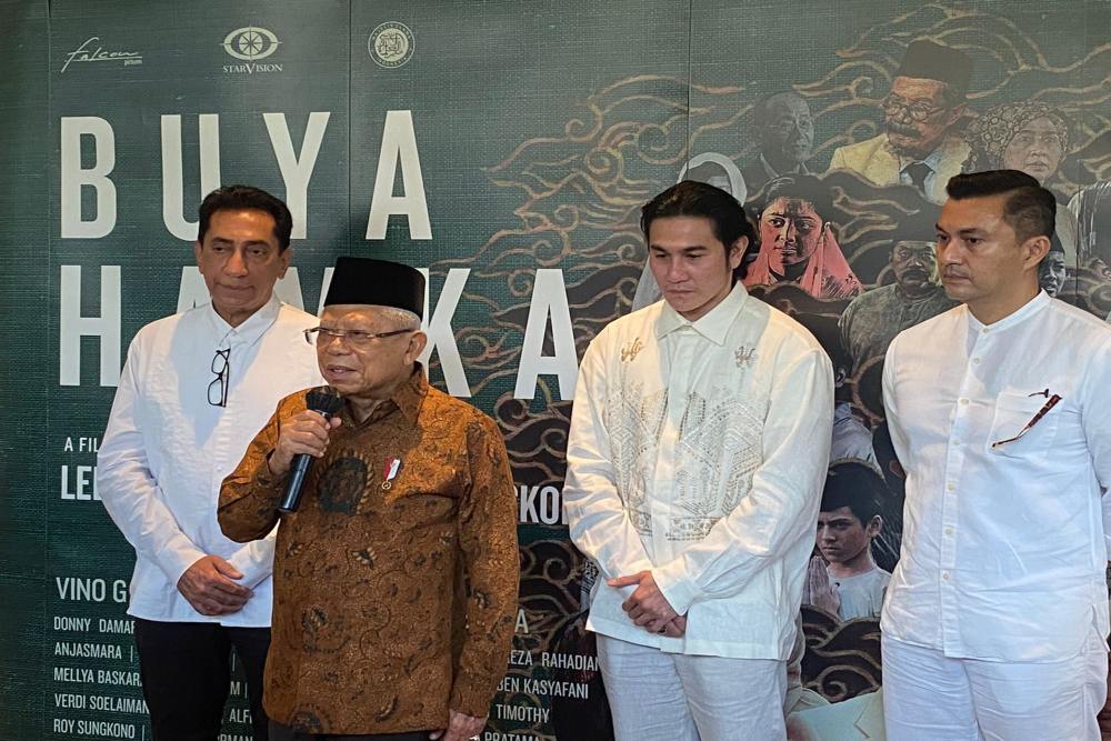  Ma\'ruf Amin Ajak Anak Muda Teladani Kisah Buya Hamka Lewat Film Biopik