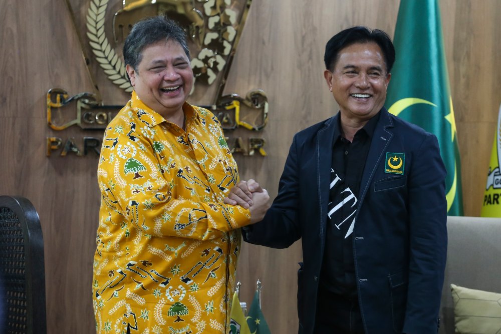  Pemilu 2024, Golkar dan PBB Sepakat Buka Peluang Koalisi Bersama